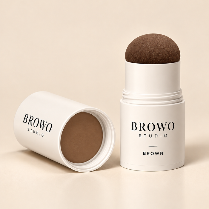 BROWO STUDIO clean brown refill on cream background